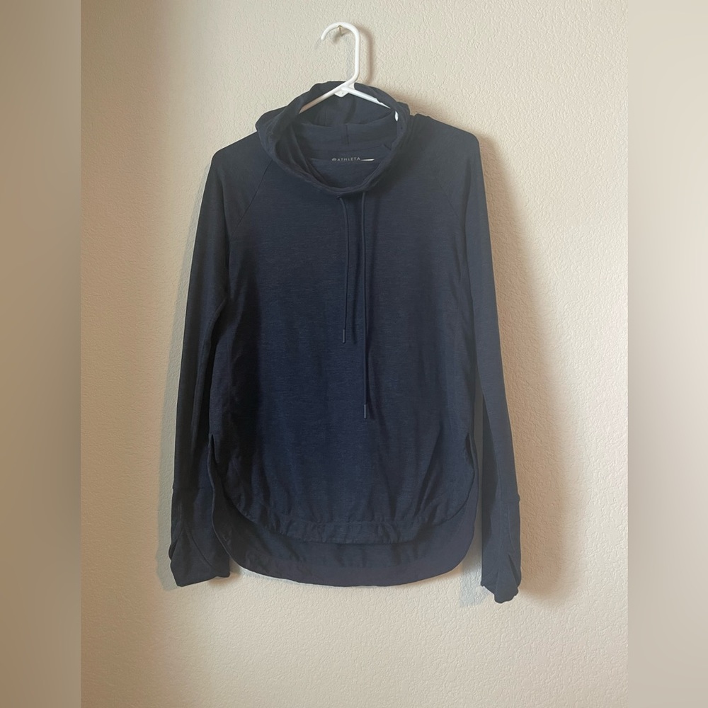 Athleta | Navy Blue Uptempo Hoodie sweatshirt
